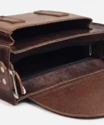 کیف دوشی چرم طبیعی مدل اقاقیا - تصویر 11