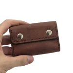 کیف چرم طبیعی قهوه ای کم رنگ