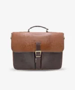 کیف اداری چرم طبیعی مدل همایون - تصویر 5